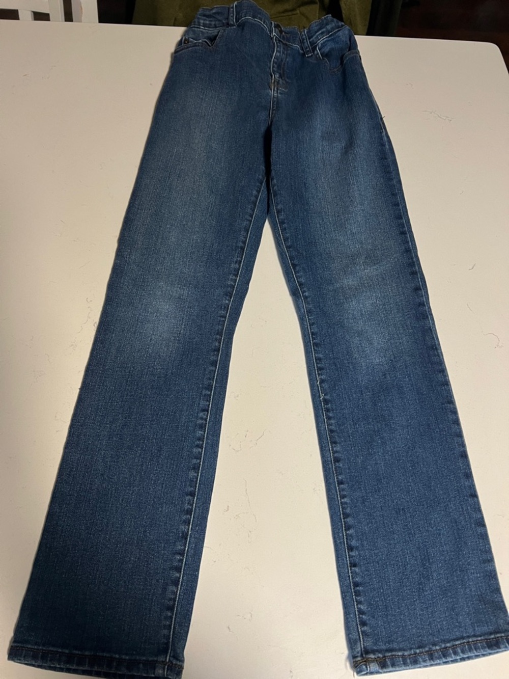 Children Place Boys Straight-Leg Jeans in Indigo Blue